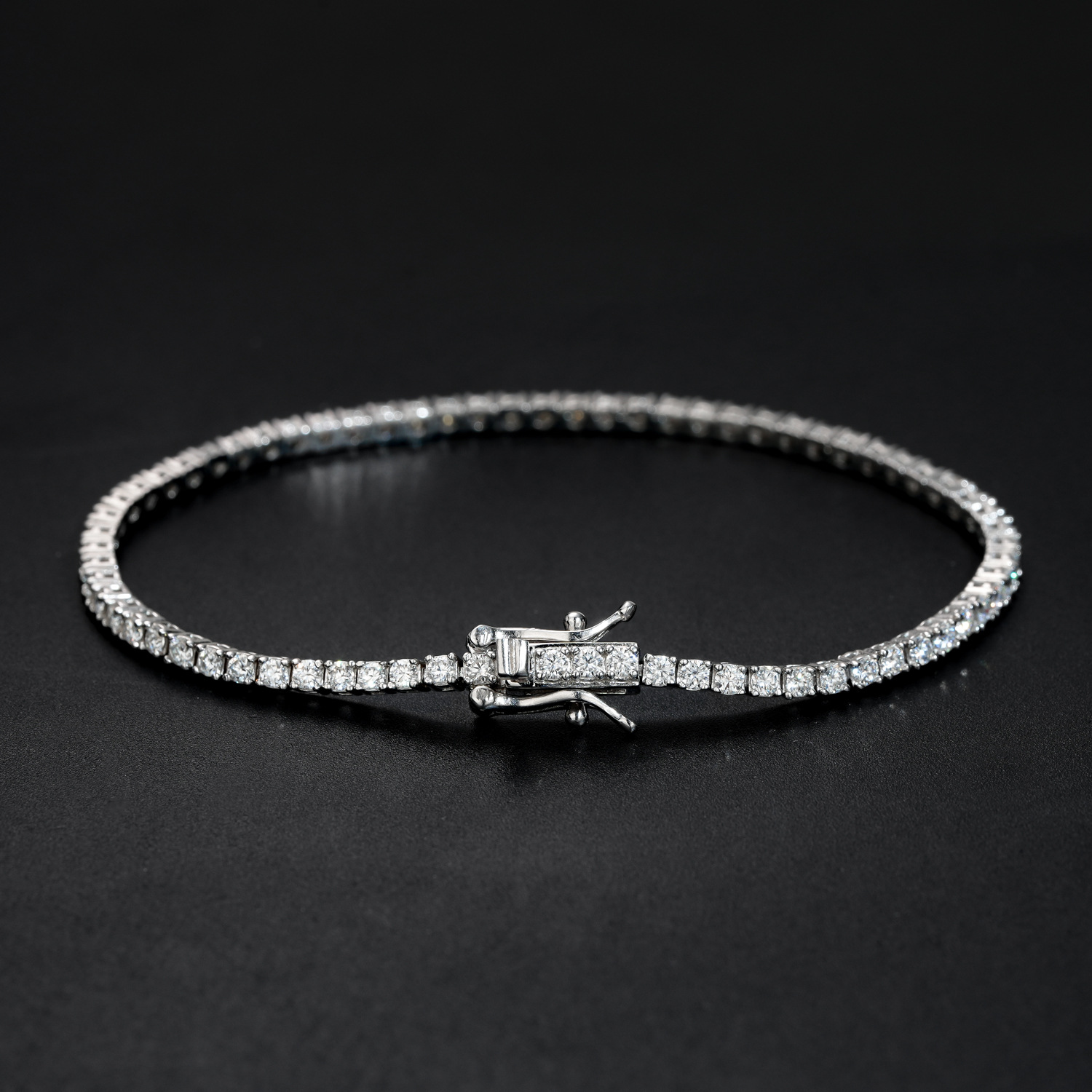 Moissanite Tennis Necklace And Bracelet