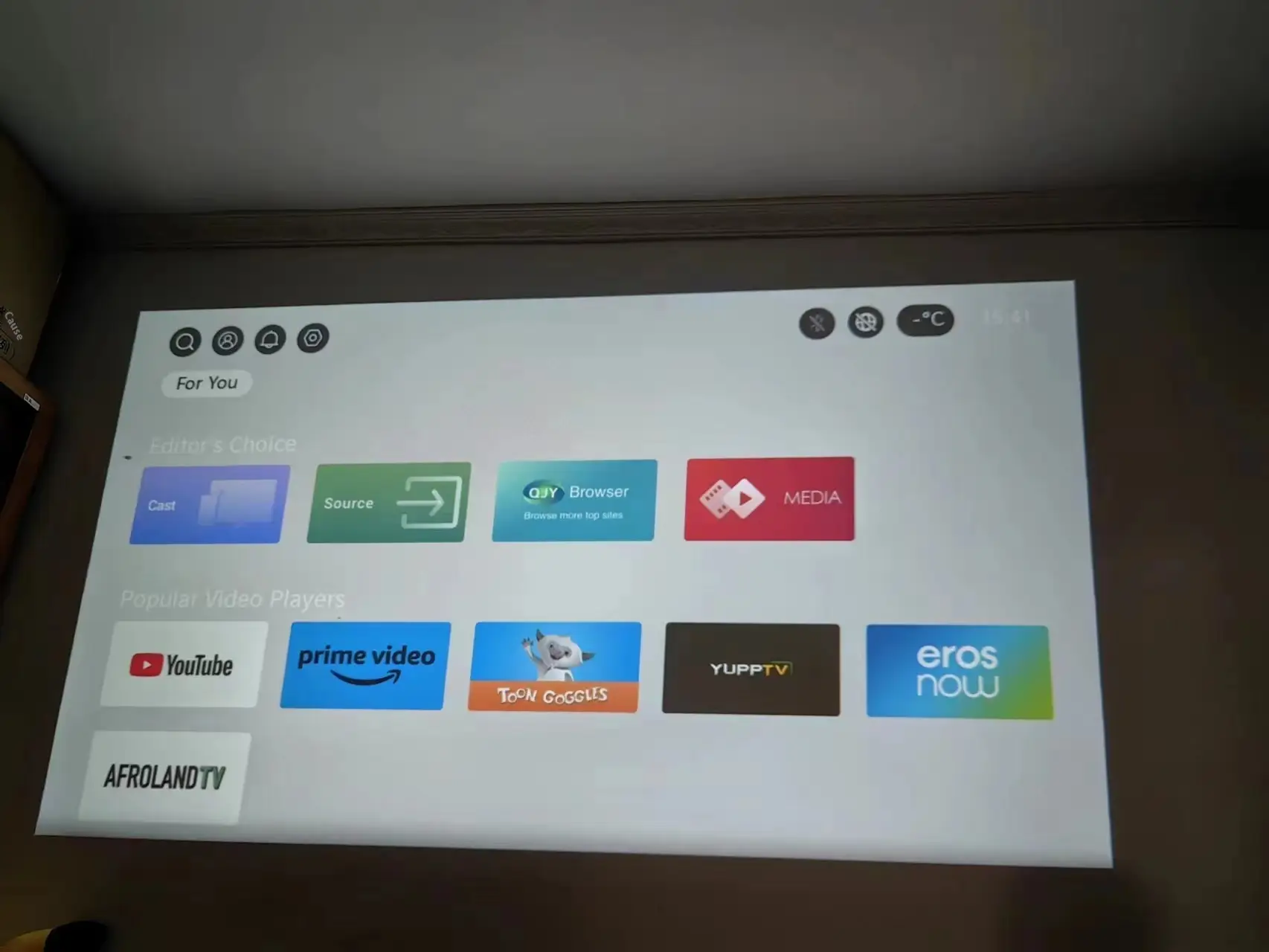 Projection Smart Phone Projection Screen Miniature Portable