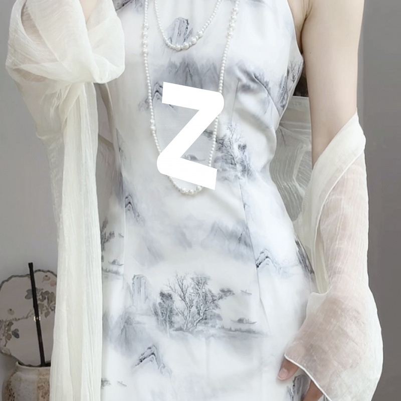 Stunning New Halter Neck Dress Single Shawl - Shop at LoveMi