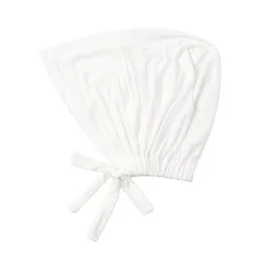 New Elastic Elastic Lace-up Ethnic Headscarf Chemotherapy Base Hat - 12 White - View 1
