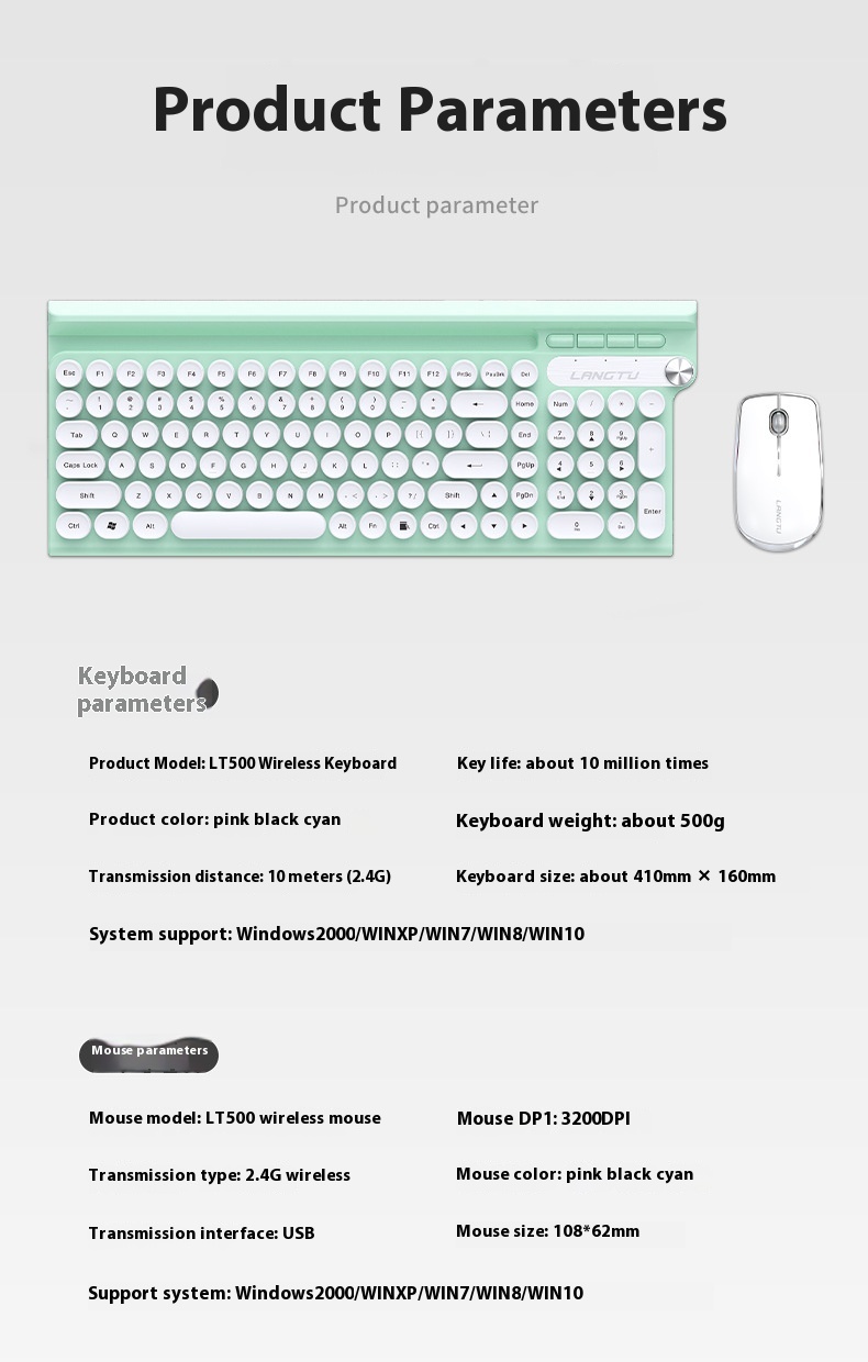 Trådløst tastatur - Miniatyr 12