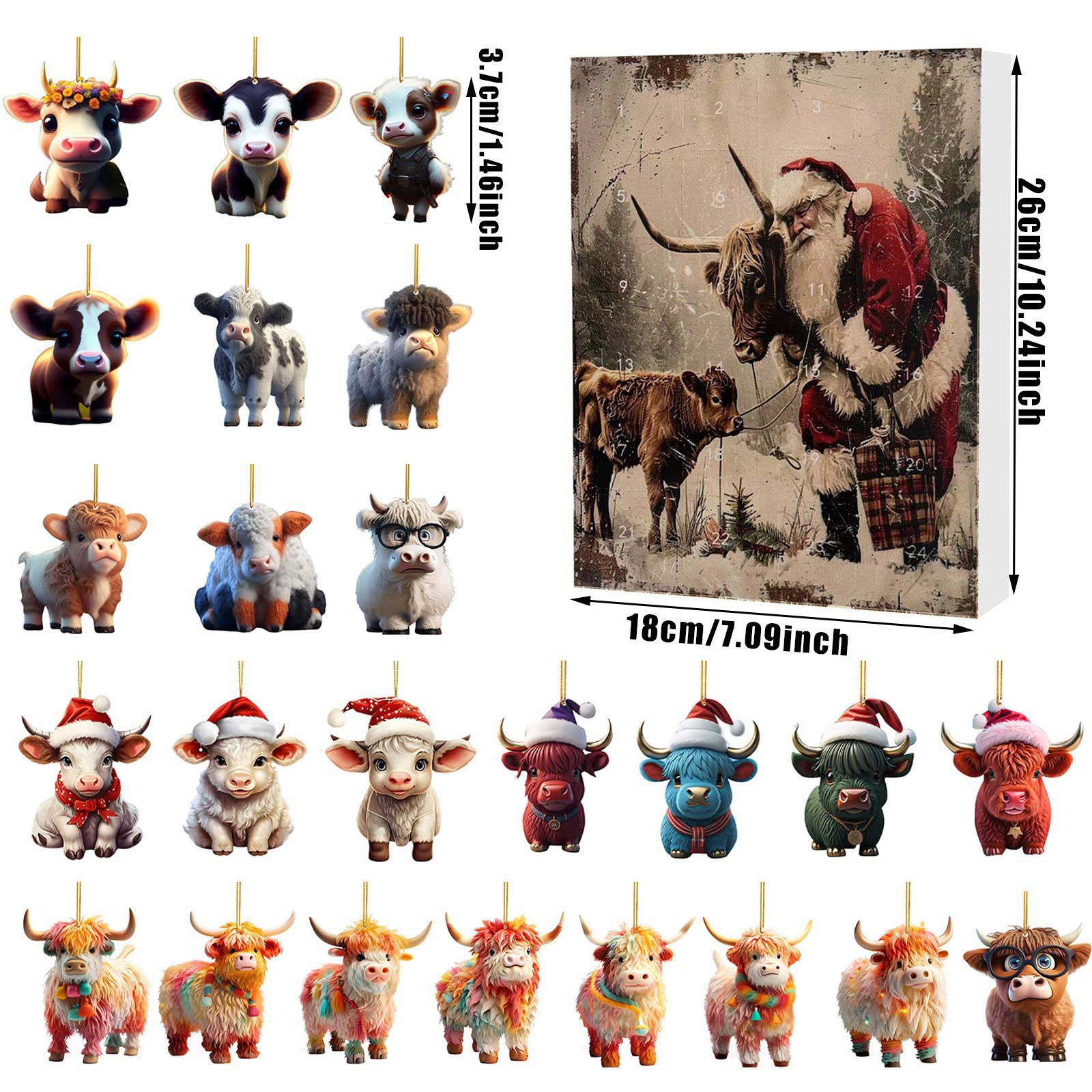 Title 22, Christmas Creative Yak Santa Claus