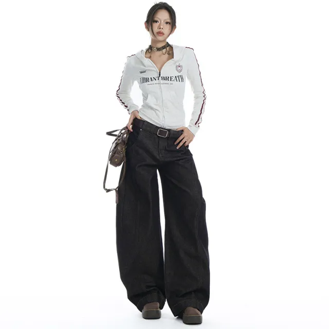 Women's American style Machete Jeans Original Cow Color Trousers - Shop at LoveMi
