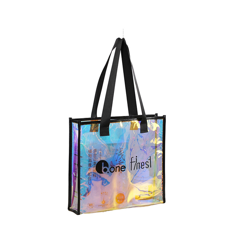Pvc Transparent Handbag Laser Waterproof Gel Bag