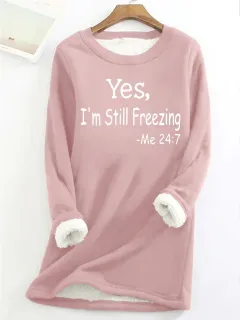 Autumn And Winter Women's Fleece-lined Women's Round Neck Sweater - Ltnswy301-3Xl - View 1