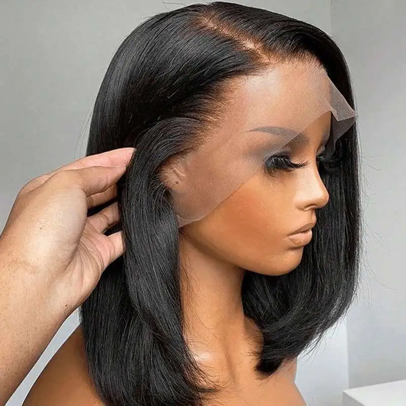 Straight Bob Lace Front Human Hair Wig