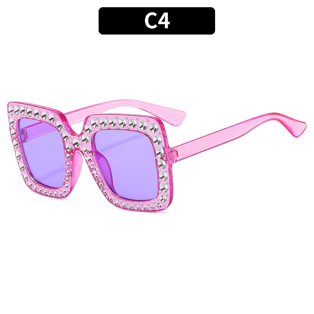 Plastic Box Sunglasses Fashion Personality Trend - Image 11