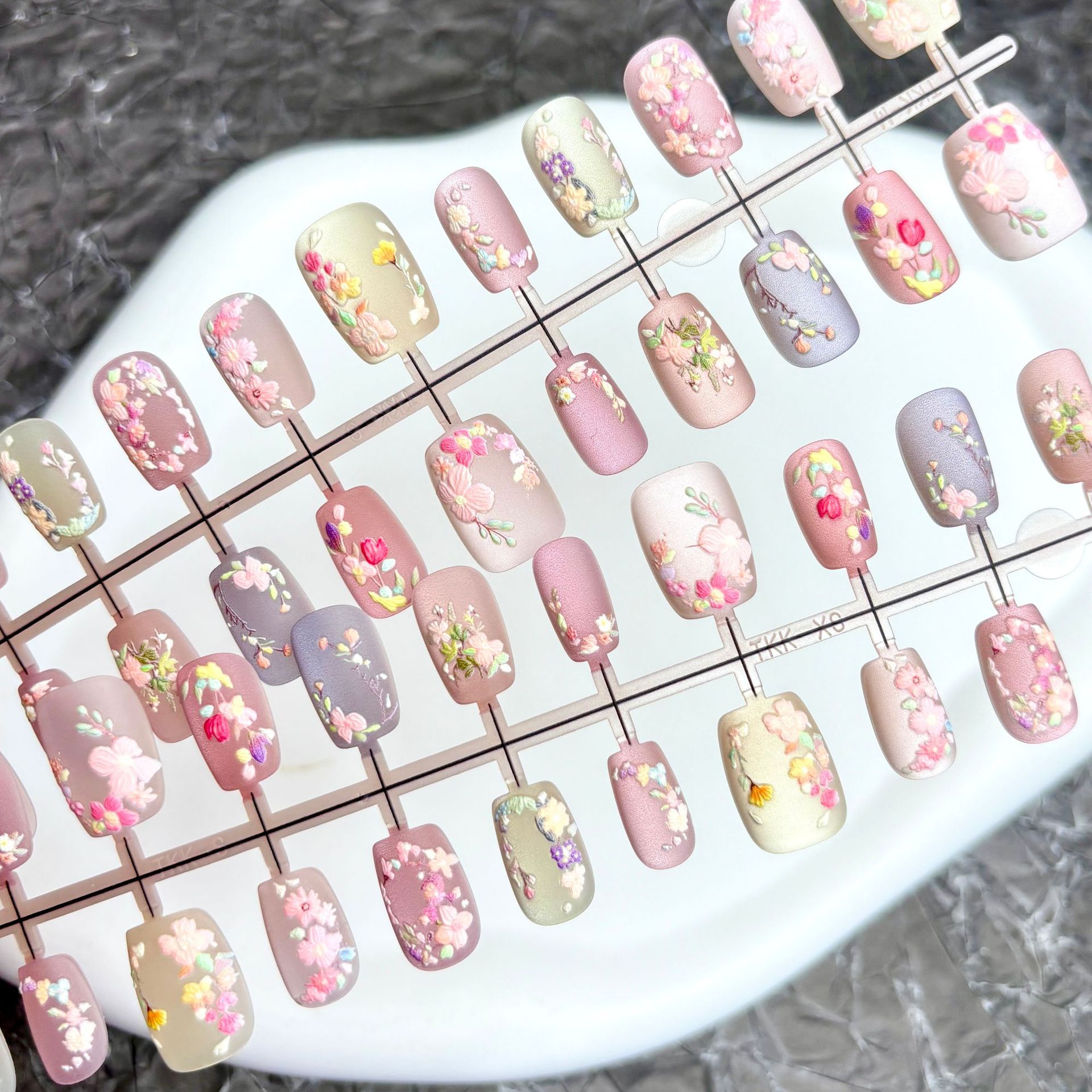 Matte Niche Vintage Nail Art Stickers