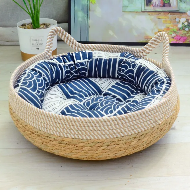 Cat Nest Summer Cool Rattan Cat Scratch Board 03 - Shop at LoveMi