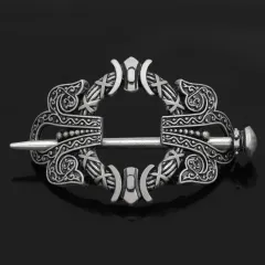 Popular Retro Barrettes Hair Clasp Plate Metal Exquisite - Silver - View 1