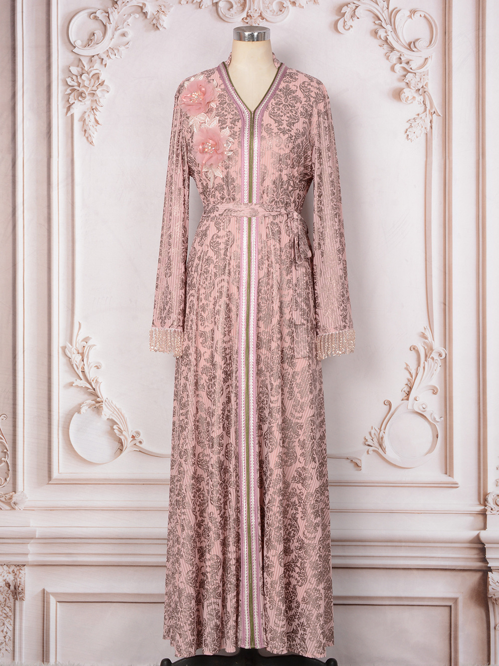 Sequin Long Sleeve Maxi Dress, picture 6 of 6