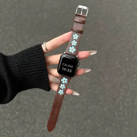 All-match Fashion Embroidered Cherry Blossom Watch Strap
