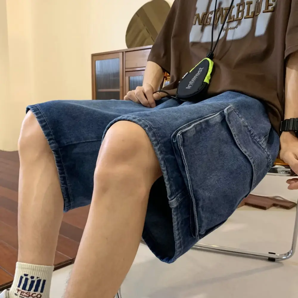 Fashion Work Clothes Denim Shorts for Men
