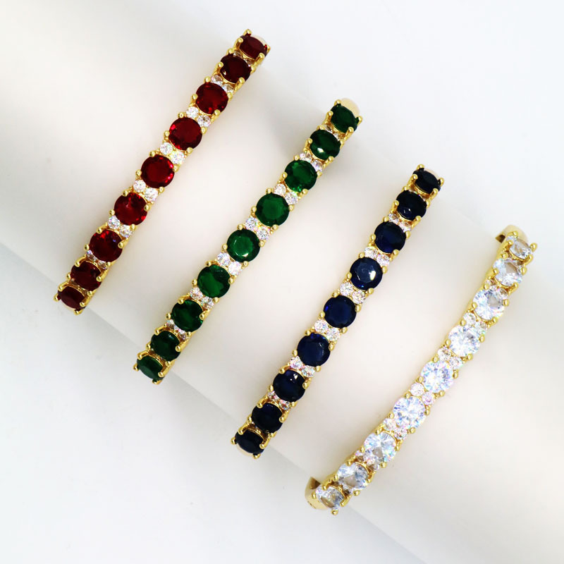 Fashion Color Zircon Bracelet Niche Female