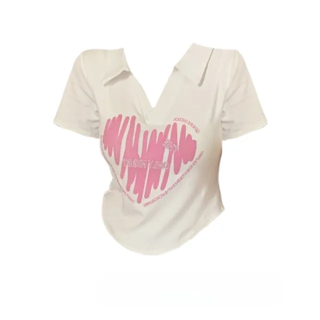Niche Slim Fit Inner Wear Short Bottoming Sweet And Spicy Short Top 11 White - Shop at LoveMi