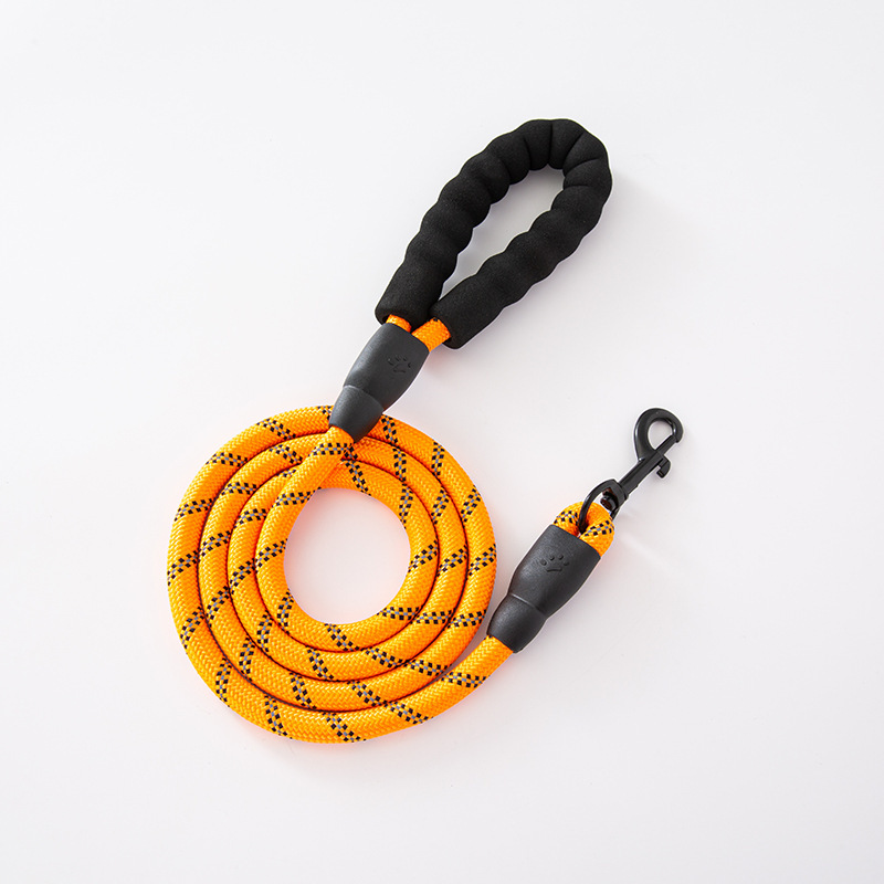 Anti-escape Reflective Pet Leash For Outdoor Use Orange 1.2MX0.8CM