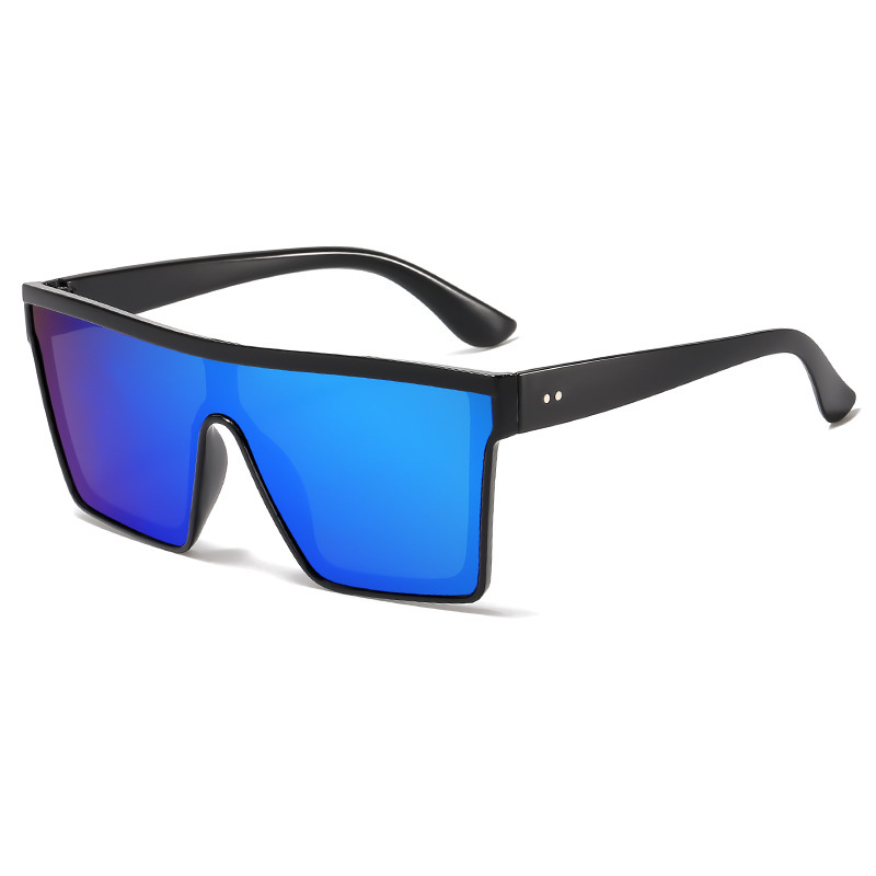 Fashion One-piece Large Rim Sunglasses European And American