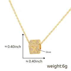 Fashion Jewelry 26 English Letter Necklace Pendant - X Gold Single Pendant - View 1