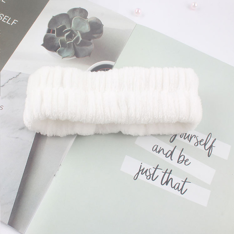 Simple Washing Face Hair Band Apply A Facial Mask Dedicated Hair Band Beige - Shop at LoveMi