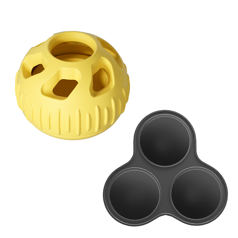 Ball Yellow Snack Mold Black