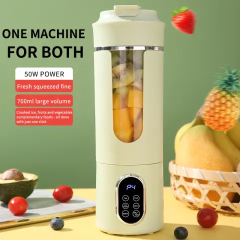 Portable Rechargeable Juice Blender Compact Handheld Electric Smoothie Maker