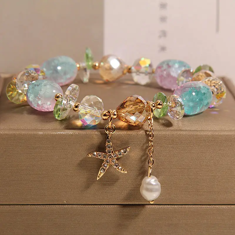 Simple Mori Style Student Girlfriends Sisters Starfish Bracelet