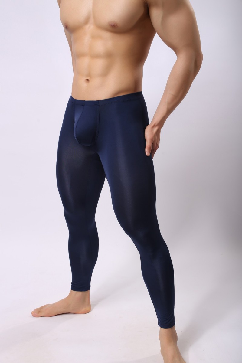 Title 3, Mens Warm Ultra-thin Ice Silk Tight Home Pants...