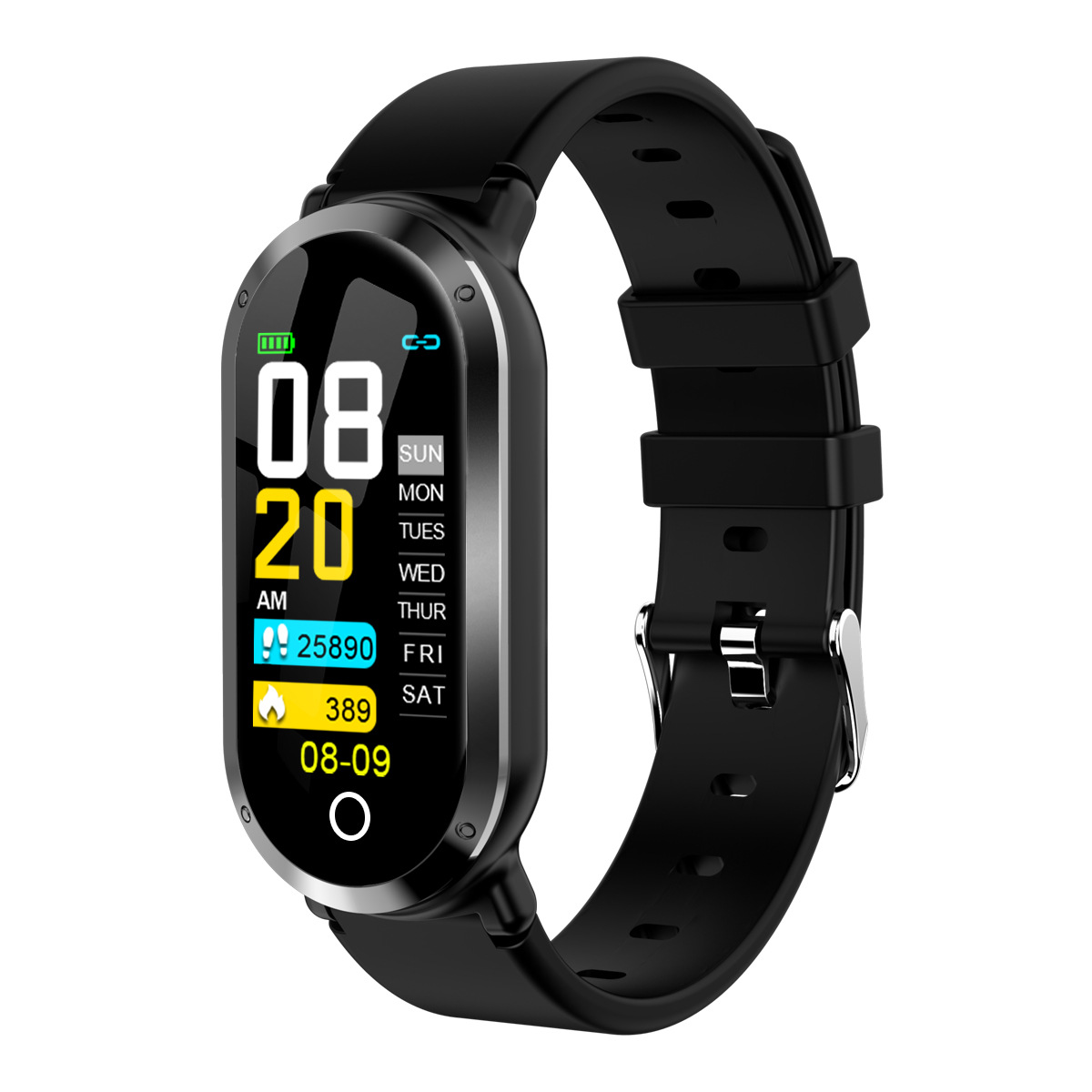 Title 2, T1 Smart Bluetooth Sportarmband mit Farbdisplay...