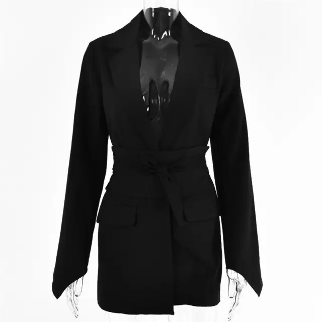 Women's Suit Jackets Top Waist Slimming Elegant Small Suit Black - Shop at LoveMi