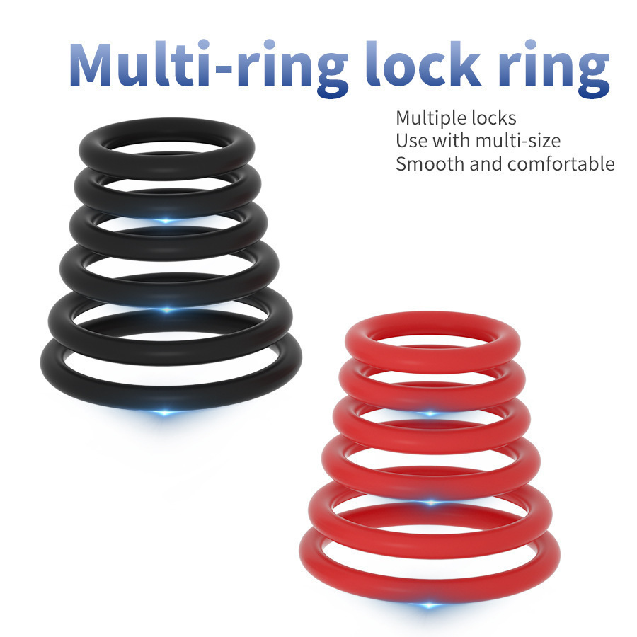 Men's Delay Binding Silicone Ring 26