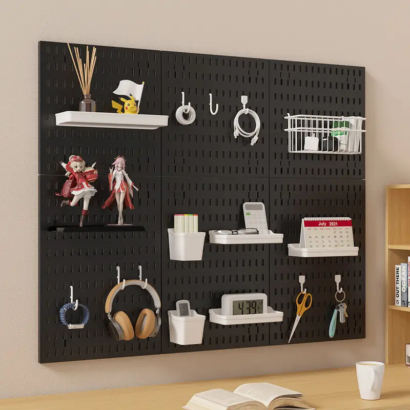 Wall Wire-wrap Board Punch-free Storage Rack