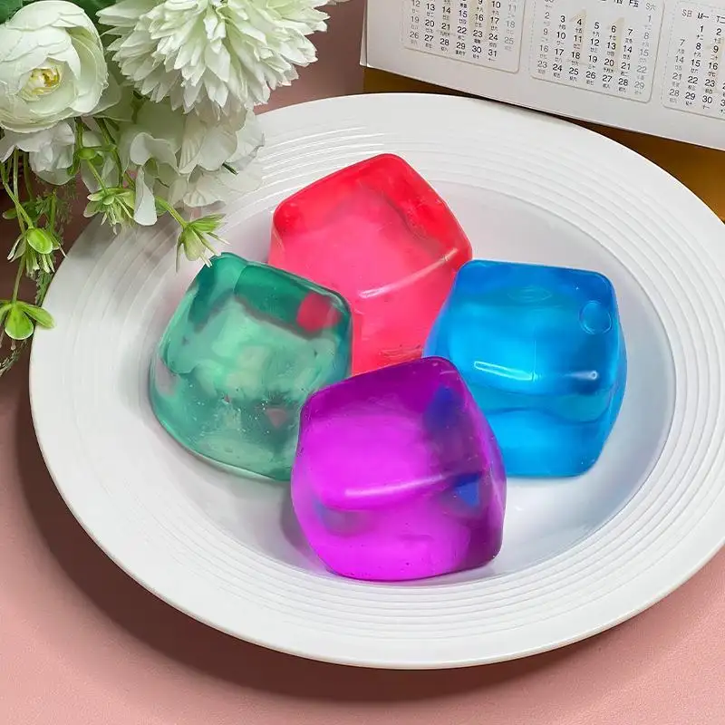 Transparent Ice Cube Stress-relief Toy