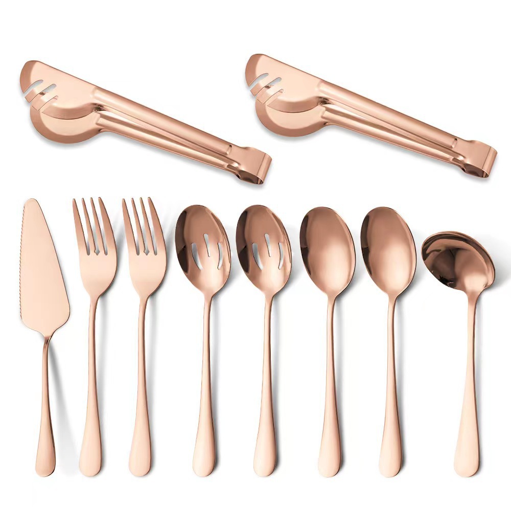 Rose Gold 10pcs Cake Shovel