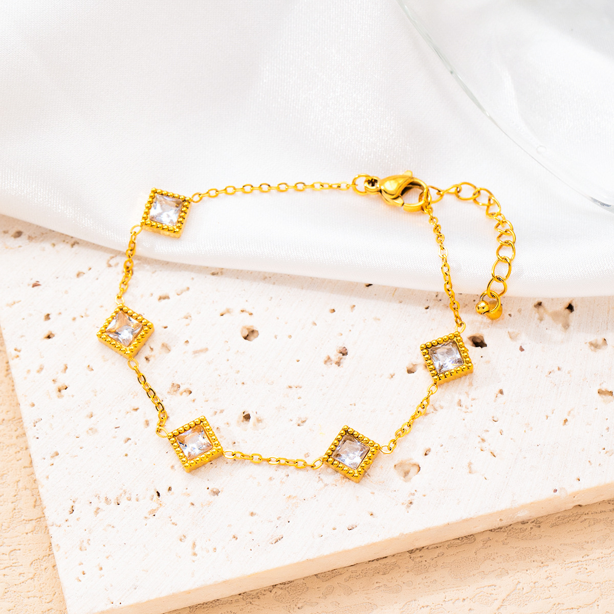 Women's All-match Geometric Square Retro Simple Bracelet