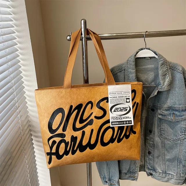 Multifunctional Waterproof Tote Bag That Can Be Carried On The Shoulder Khaki - Shop at LoveMi