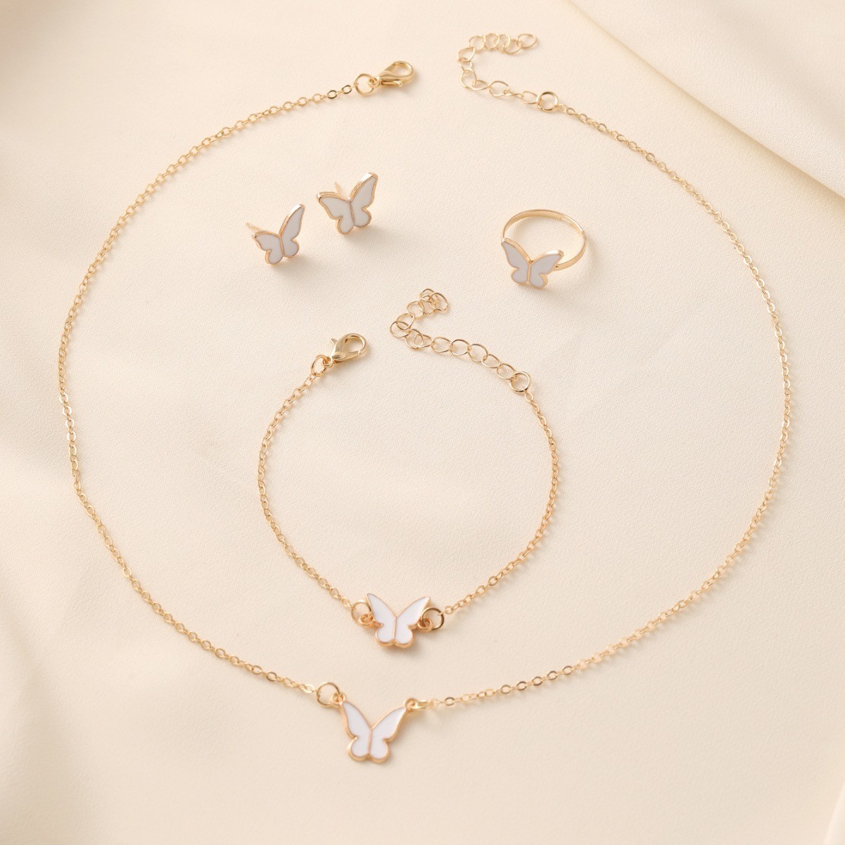 Exquisite Simple All-match Minority Fashion Fine Jewelry Suit