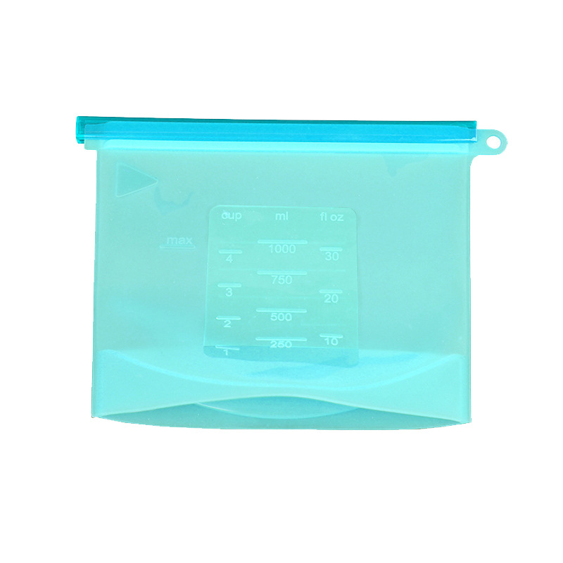 Silicone Fresh-Keeping Bags Food-Grade Sealed Bags Household Container Kitchen F