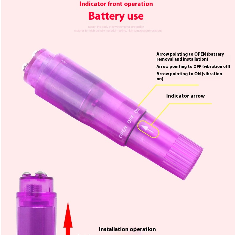 Mini Av Flashlight Beauty Vibration Massage Toy 15