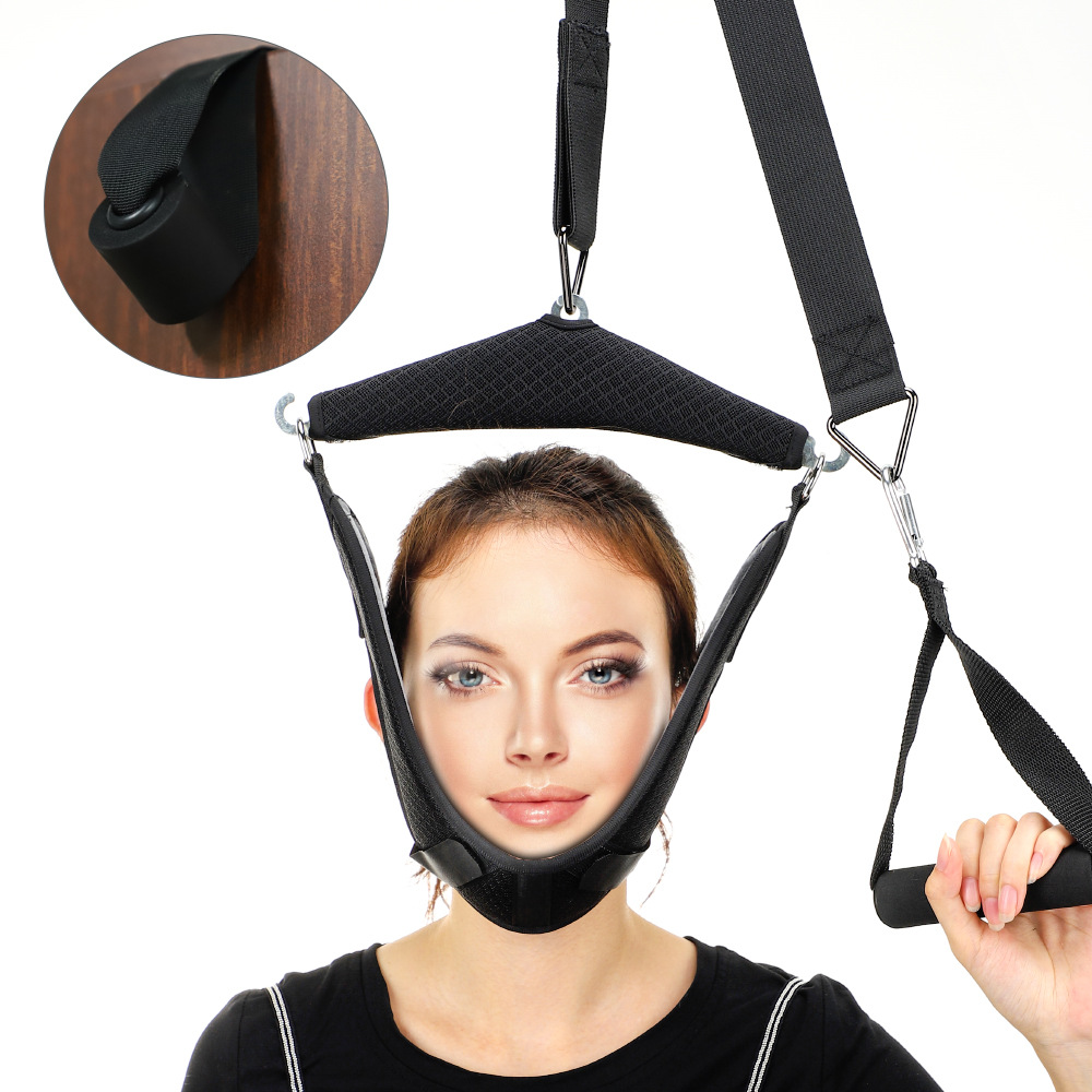 Portable Breathable Stretch Neck Correction Health Care Protective Gear Household Hanging Cervical Traction Device - Image 1
