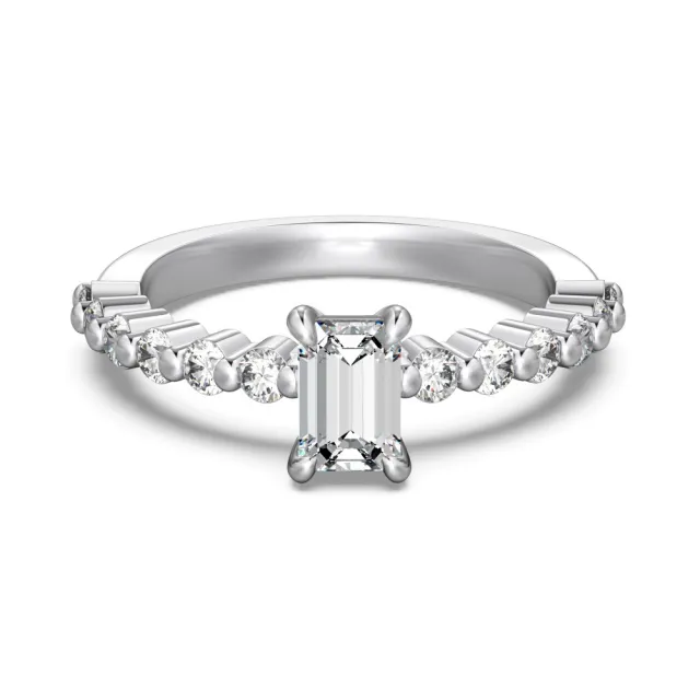 Round Diamond Ring For Women White Gold Color - Shop at LoveMi