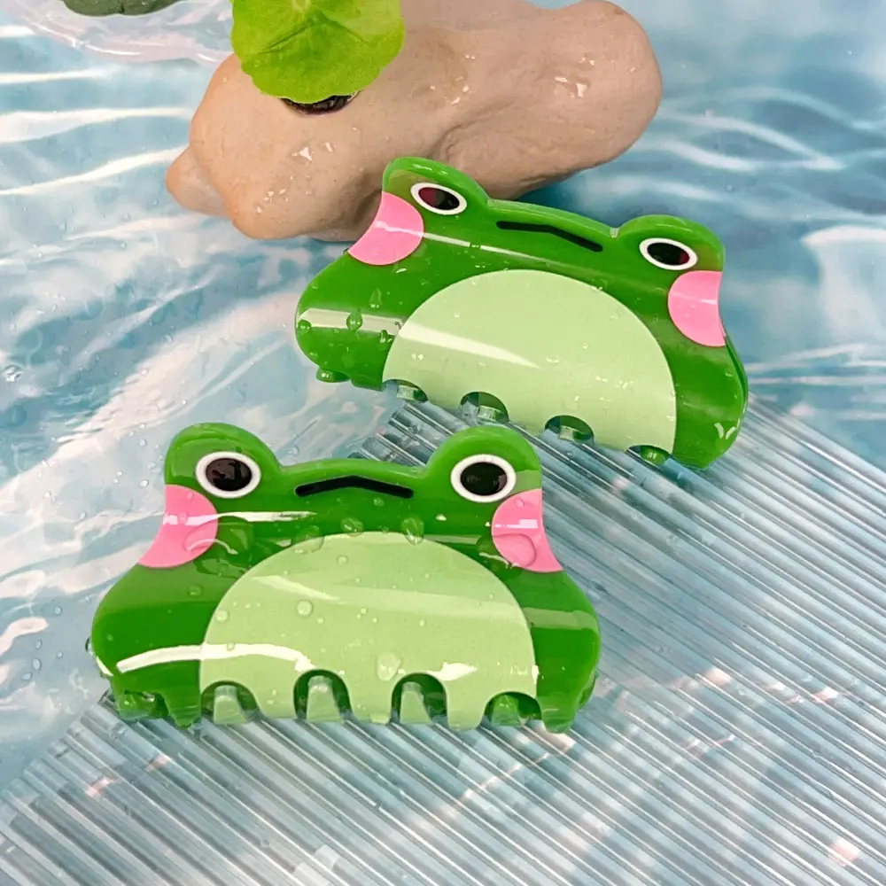 Cute Cartoon Frog Hair Clip Creative