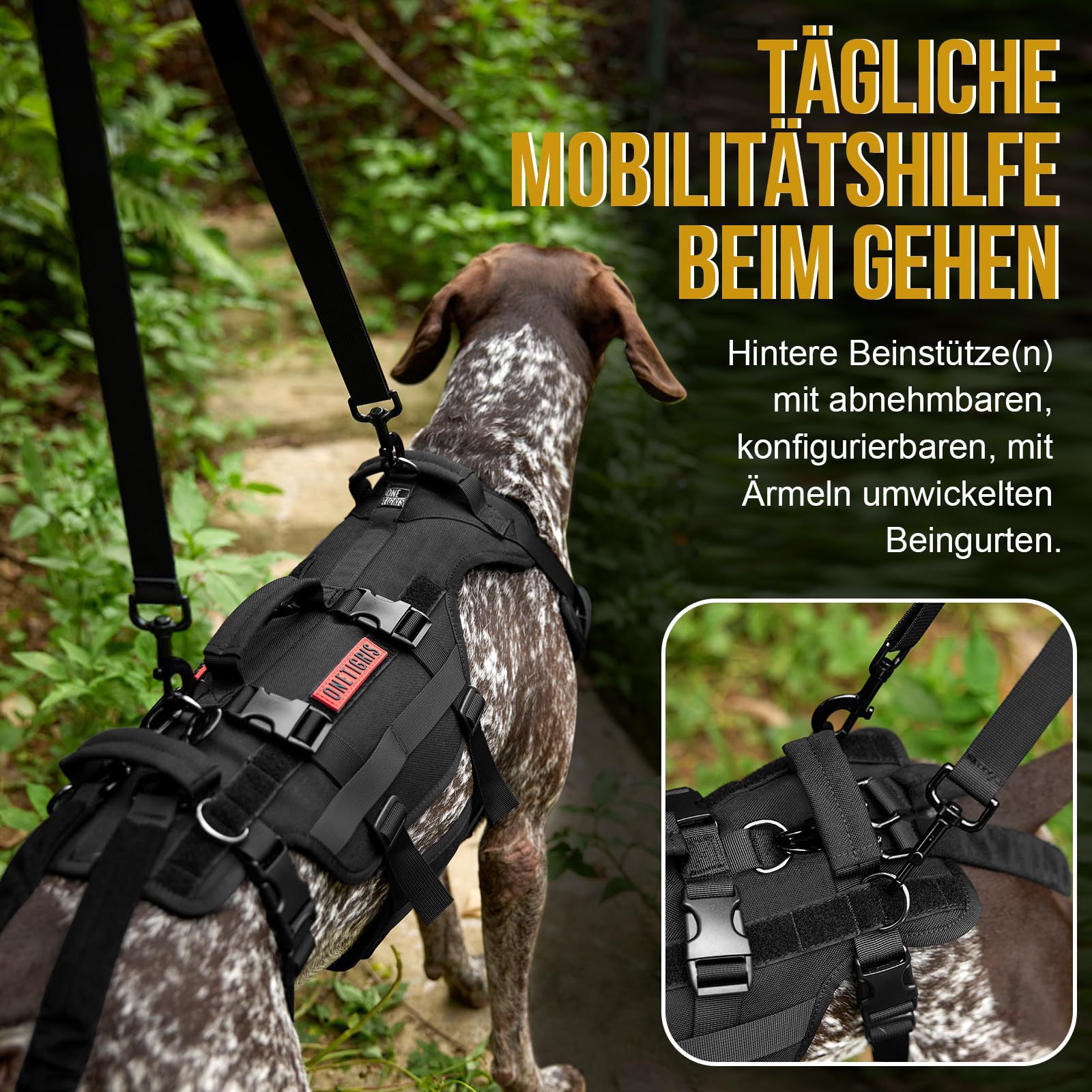 Tactical Vest Outdoor Dog Harness — foto 3