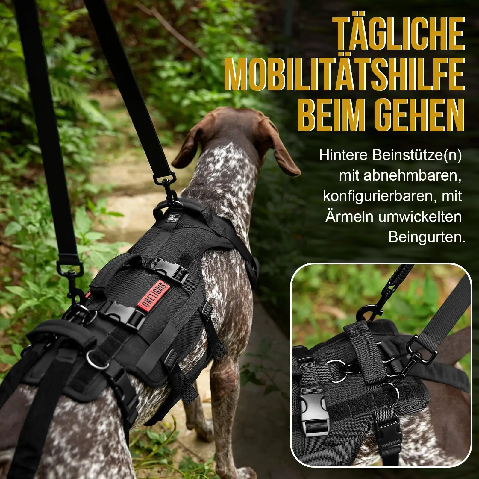 Tactical Vest Outdoor Dog Harness