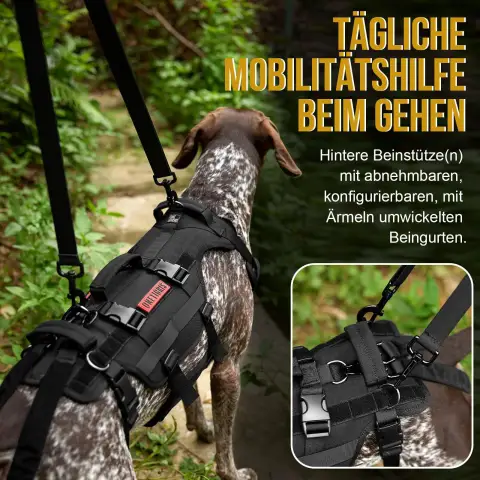 Tactical Vest Outdoor Dog Harness