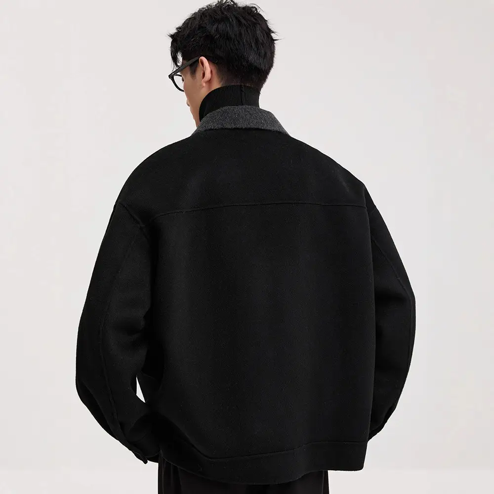 High-grade Lamb Wool Lapel Double-faced Wool Jacket