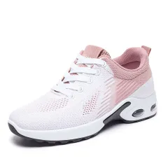 Women's Fashion Casual Exercise Running Shoes - Pink - View 1