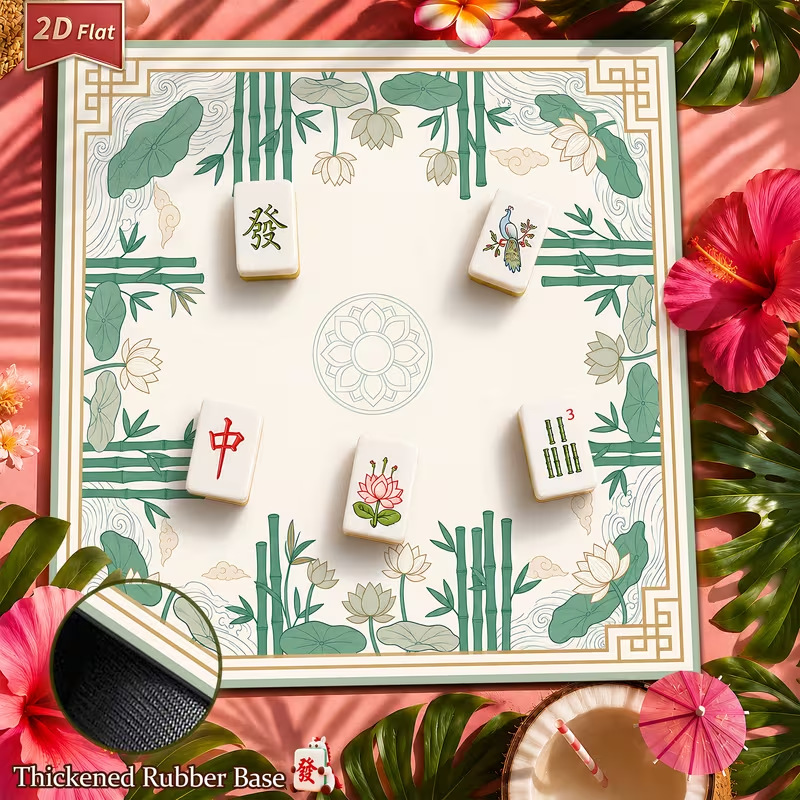 Waterproof High-density Fabric American-style Mahjong Mat