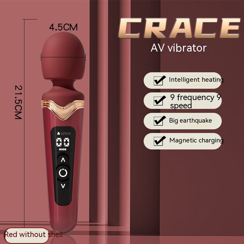 Powerful Shock Big Head AV Stick Women's Toy Multi-frequency Instant Climax Masturbation Device 6