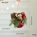 Red Pine Cone Bell