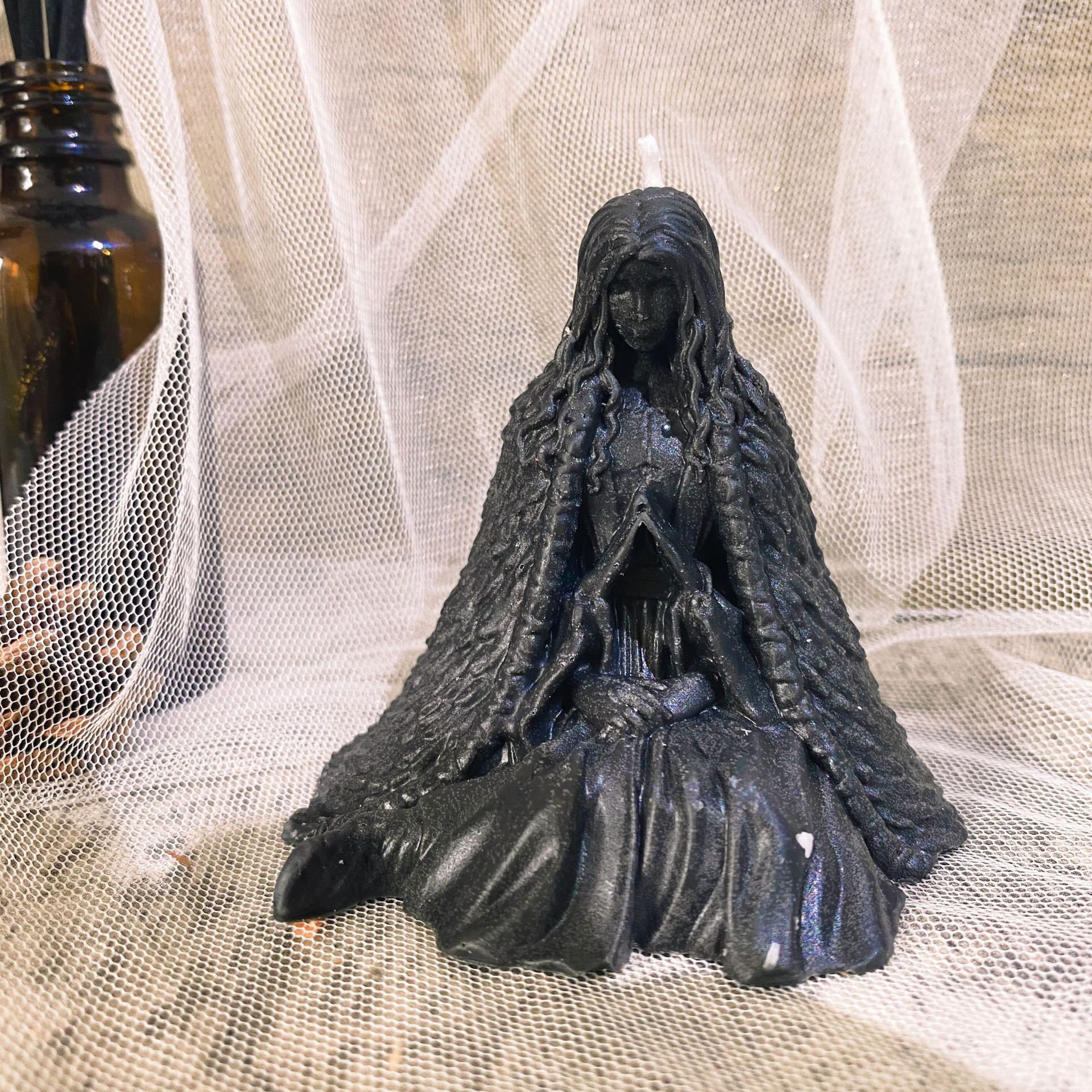 Title 2, European Ghost Wizard Candle Holder